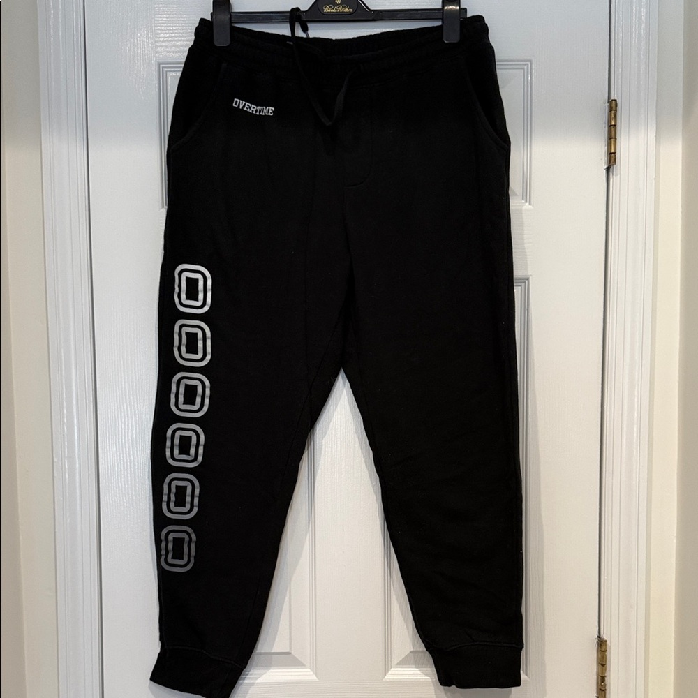 Overtime Black Joggers for Men